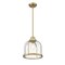 Z-Lite Burren 1 Light Pendant, Heritage Brass And Clear Seedy 337P12HBR - alternate 3